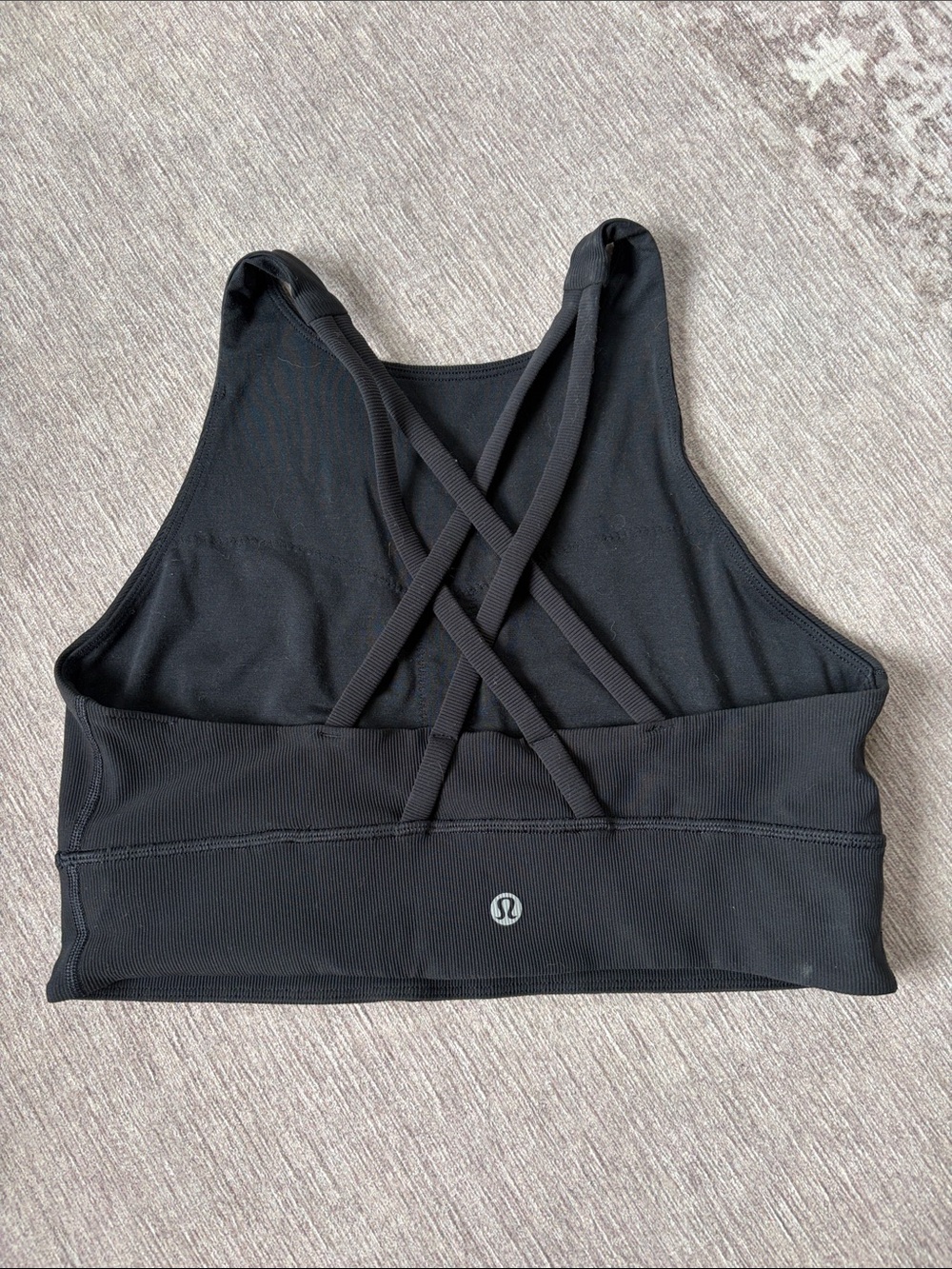 lululemon athletica Black Strappy Sports Bra